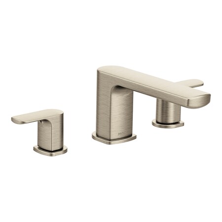Moen Two-Handle Roman Tub Faucet Brushed Nickel T935BN